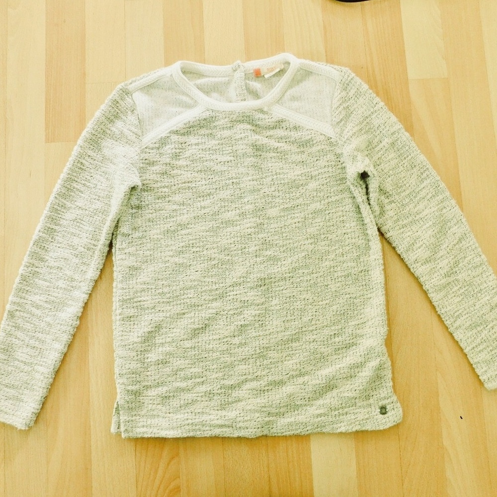 White and sparkly sweater